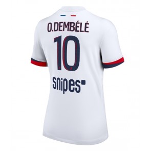 Paris Saint-Germain Ousmane Dembele #10 Replika Udebanetrøje Dame 2025-26 Kortærmet